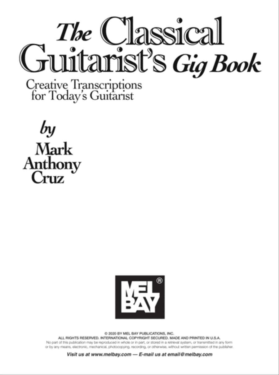 The Classical Guitarist's Gig Book Acoustic Guitar scores gallery preview page 2