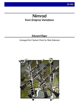 Book cover for Nimrod from Enigma Variations, Op. 36 for Clarinet Choir