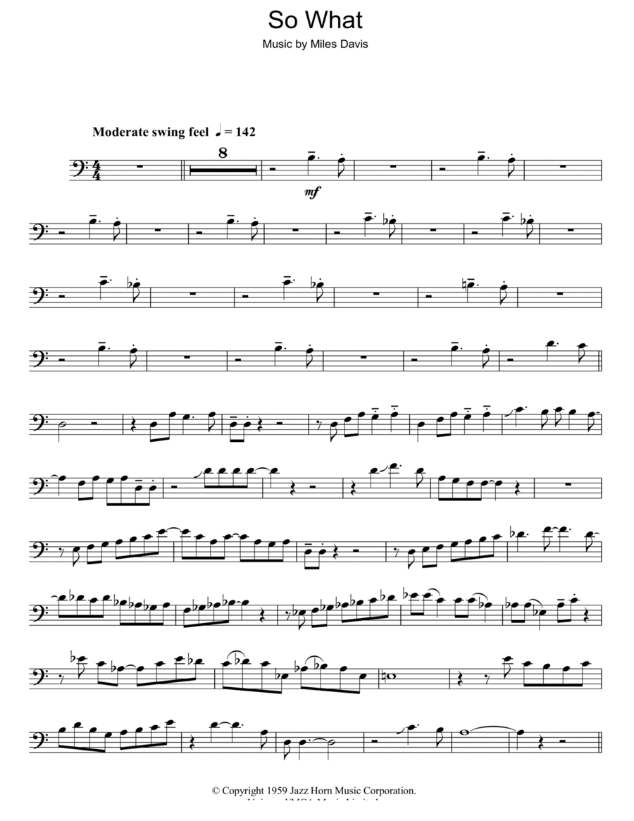 So What So What School and Community scores gallery preview page 1