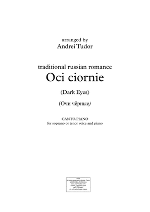 Book cover for Oci Ciornie (Dark Eyes)(Очи чёрные)