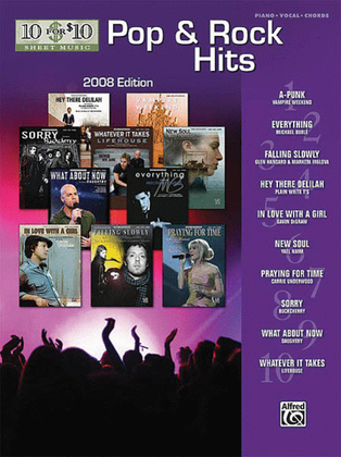 Book cover for Pop & Rock Hits (2008 Edition)