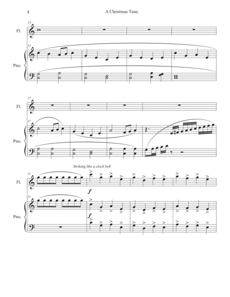 A Christmas Tune for Flute and Piano image number null
