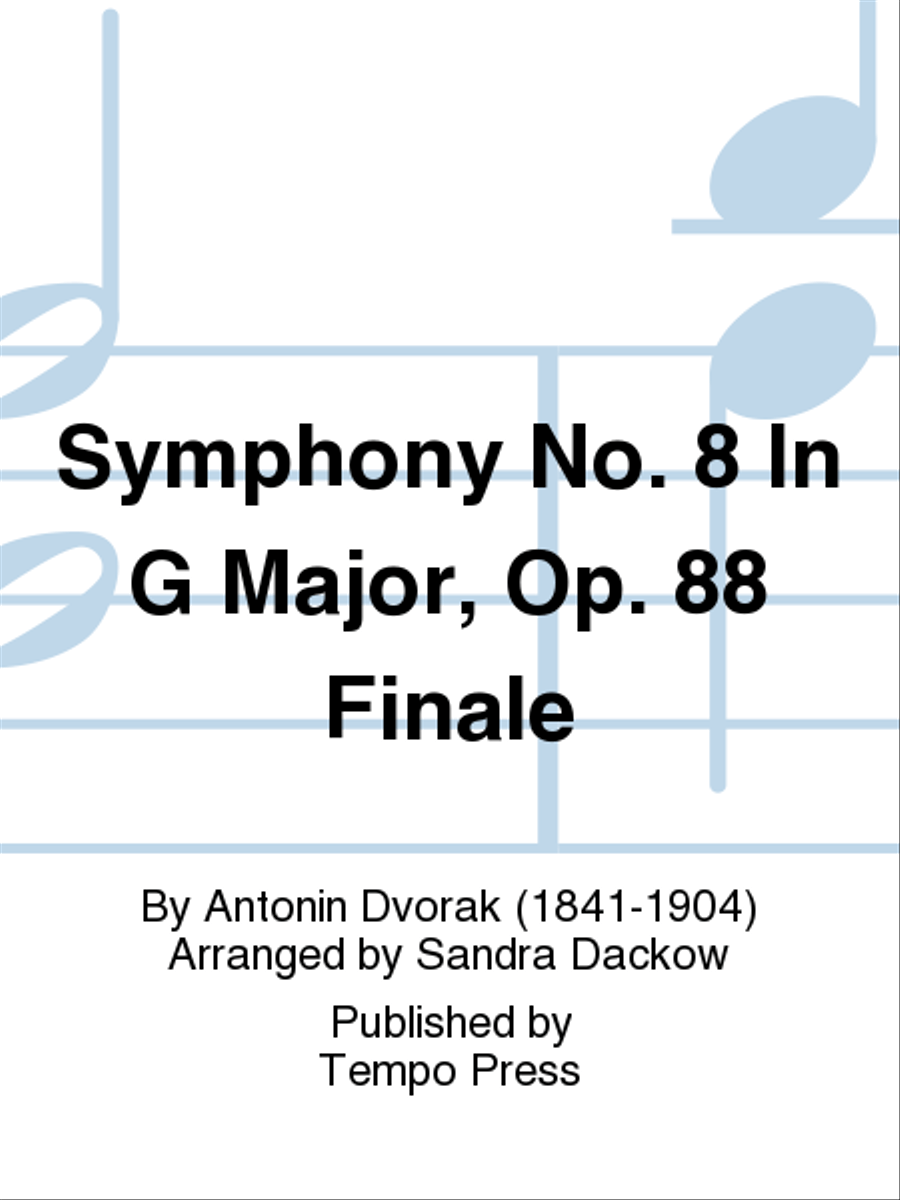 Symphony No. 8 (4) in G, Op. 88: Finale Orchestra scores gallery preview page 1