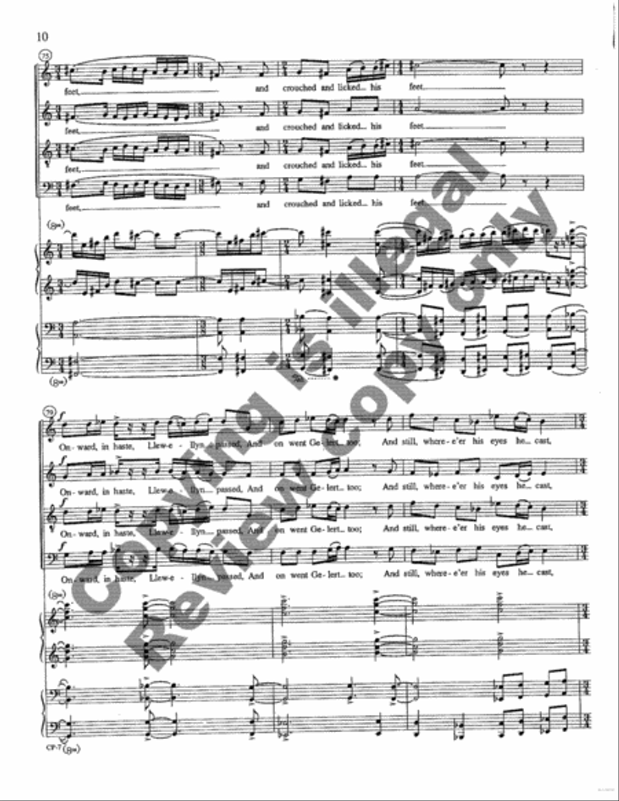 Beth Gelert 4-Part scores gallery preview page 31