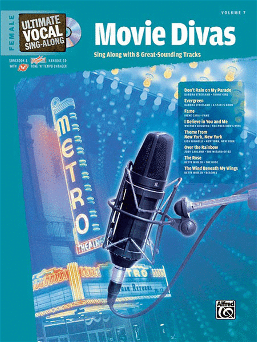 Ultimate Vocal Sing-Along: Movie Divas (Female Voice) Piano, Vocal, Guitar scores gallery preview page 1