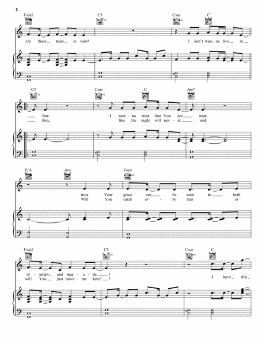 I Have This Hope I Have This Hope Piano, Vocal, Guitar scores gallery preview page 2