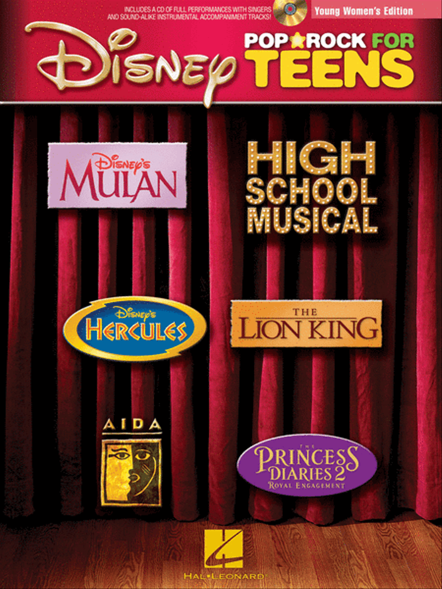 Disney Pop/Rock for Teens Voice scores gallery preview page 1