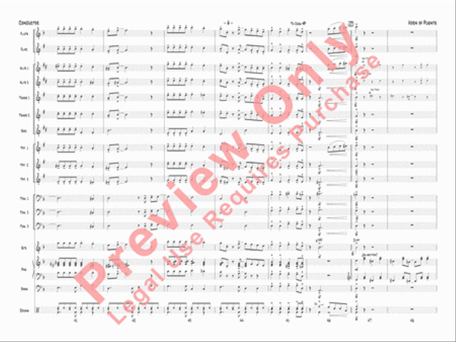 Horn of Puente Horn of Puente Jazz Ensemble scores gallery preview page 9