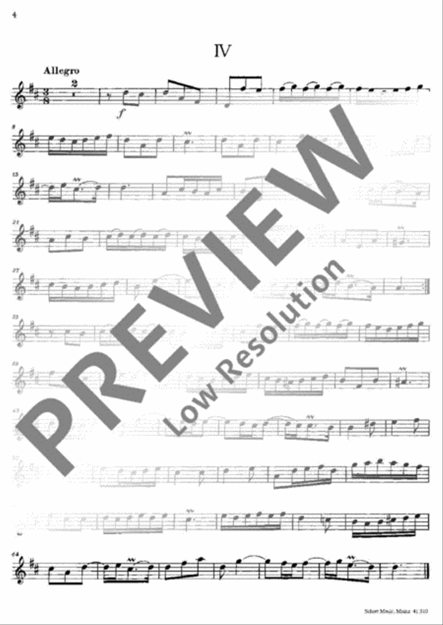 Triosonata Flute scores gallery preview page 21
