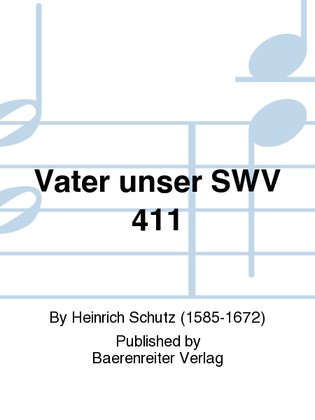 Book cover for Vater unser SWV 411