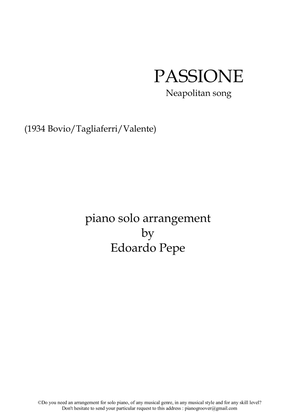 Passione (Neapolitan song)