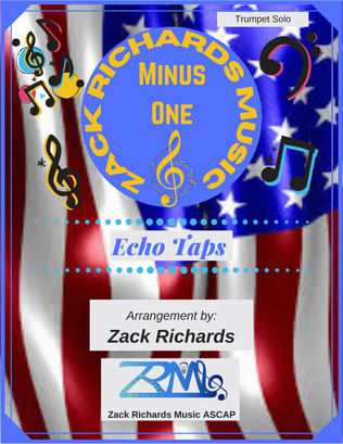 Book cover for Echo Taps for Solo Trumpet