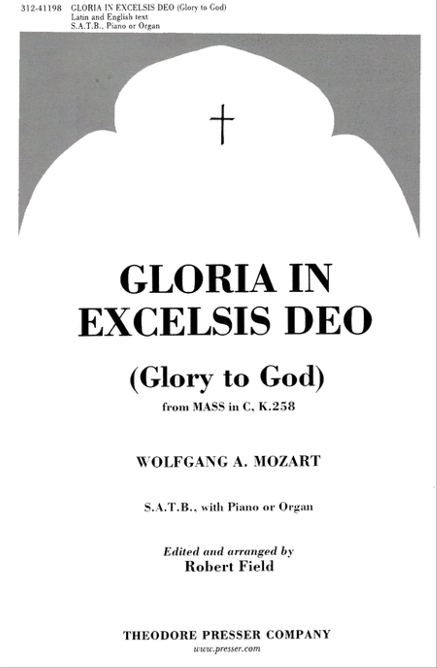 Gloria In Excelsis Deo (Glory to God) 4-Part scores gallery preview page 1