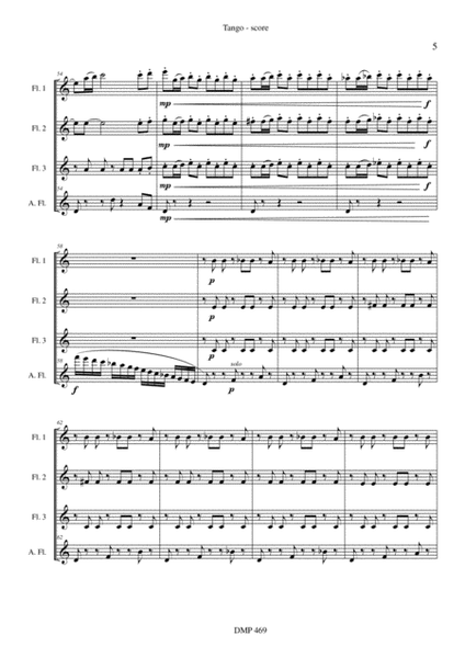 Tango (3 flutes & alto flute) image number null