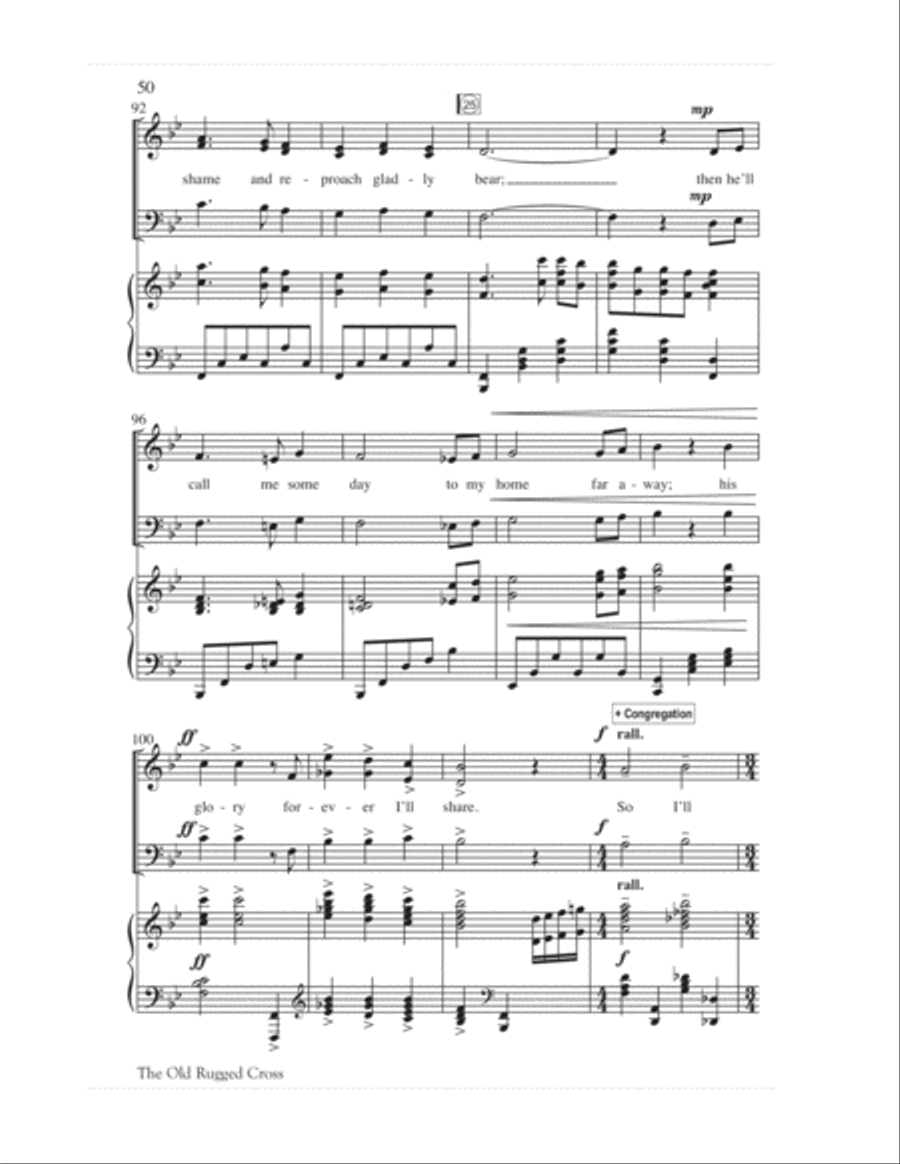 We Remember Calvary (SAB) 3-Part scores gallery preview page 53
