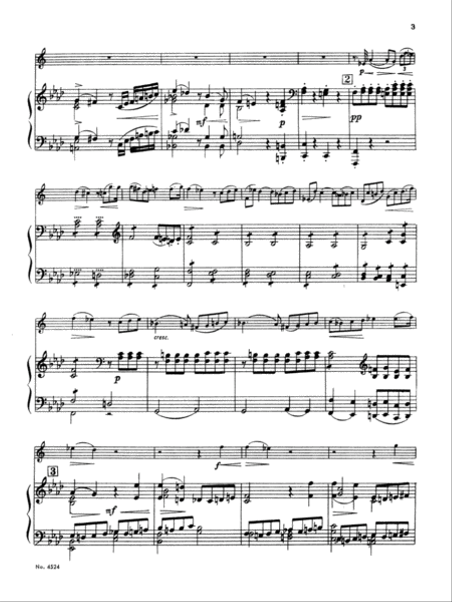 Goedicke: Concerto in F Major, Op. 40 Piano scores gallery preview page 3