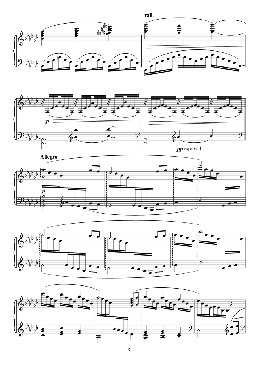 Introduction Et Allegro Piano Solo scores gallery preview page 2