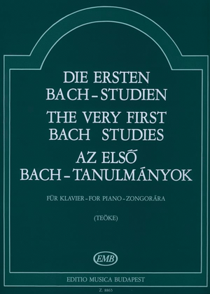 Book cover for Die ersten Bach-Studien+C3944