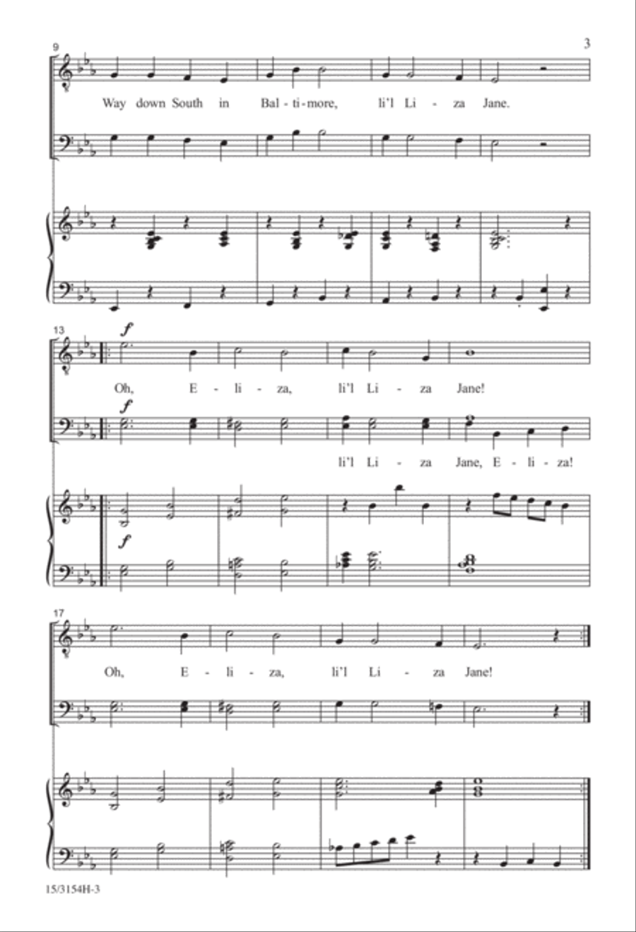 Li'l Liza Jane TTB scores gallery preview page 3