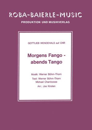 Book cover for Morgens Fango - abends Tango