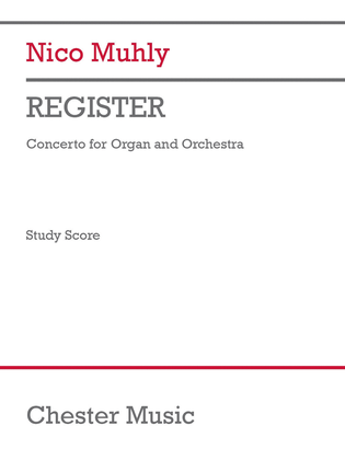 Book cover for Register (Study Score)