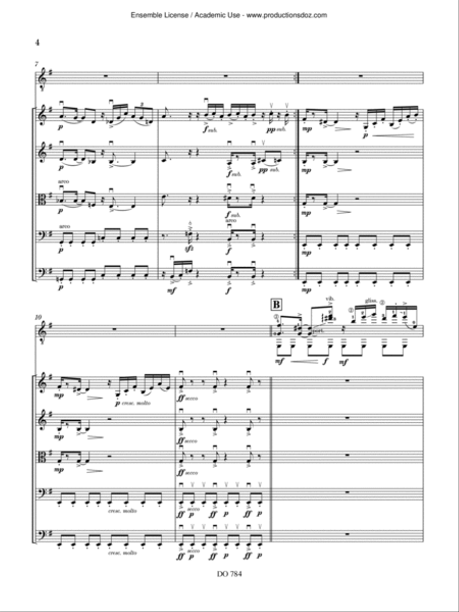 Scherzo Tango String Orchestra scores gallery preview page 4