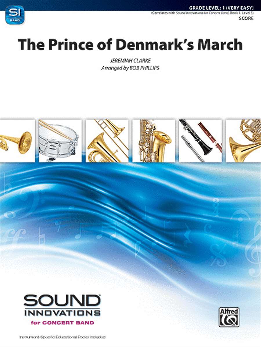 The Prince of Denmark's March Concert Band scores gallery preview page 1