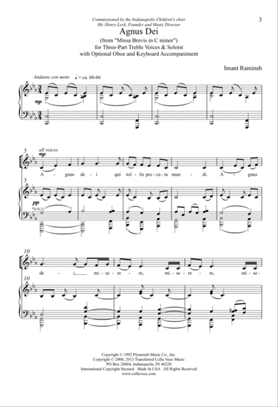 Agnus Dei SA scores gallery preview page 2