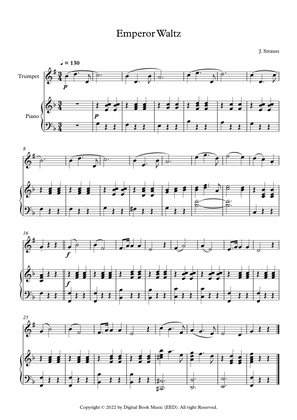 Emperor Waltz - Johann Strauss Jr. (Trumpet + Piano)