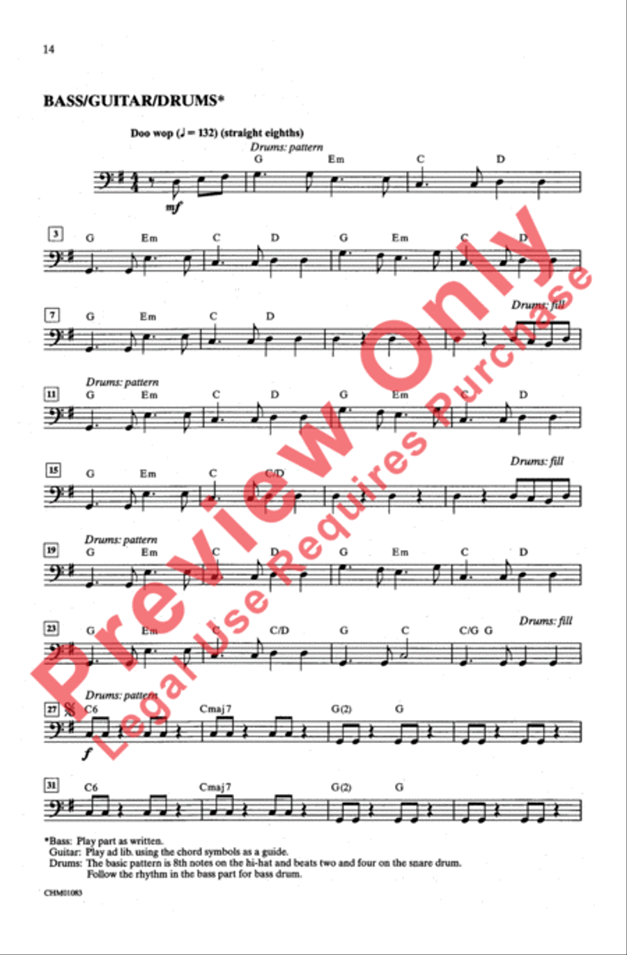 Blue Moon Blue Moon Women's Choir scores gallery preview page 13