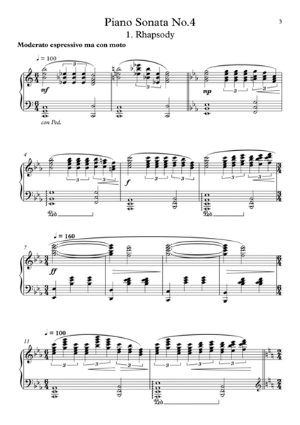 Piano Sonata No.4 image number null