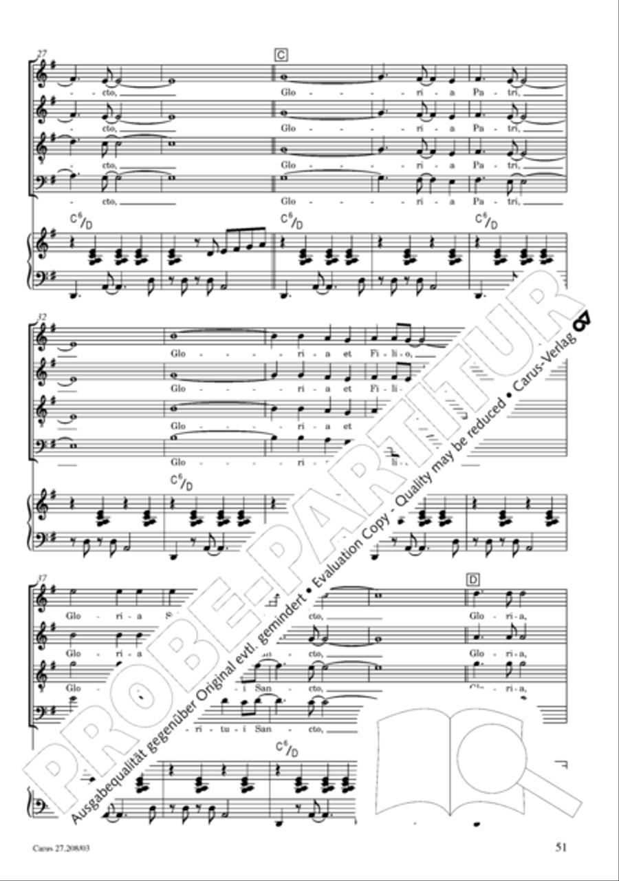 Magnificat 4-Part scores gallery preview page 52