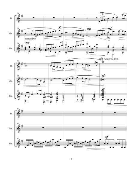 Serenade for Flute, Violin, and Guitar, no. 1, op. 5, 2006