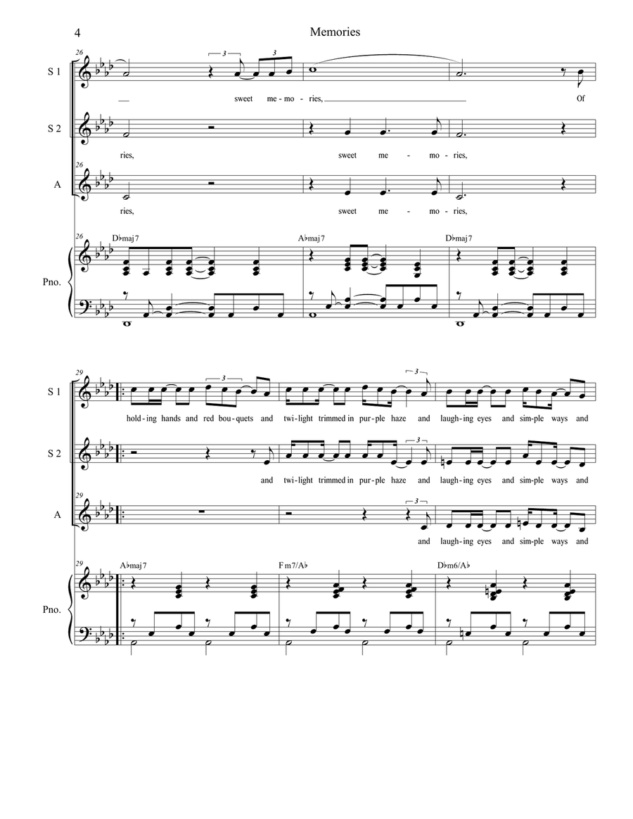 Memories SSA scores gallery preview page 4