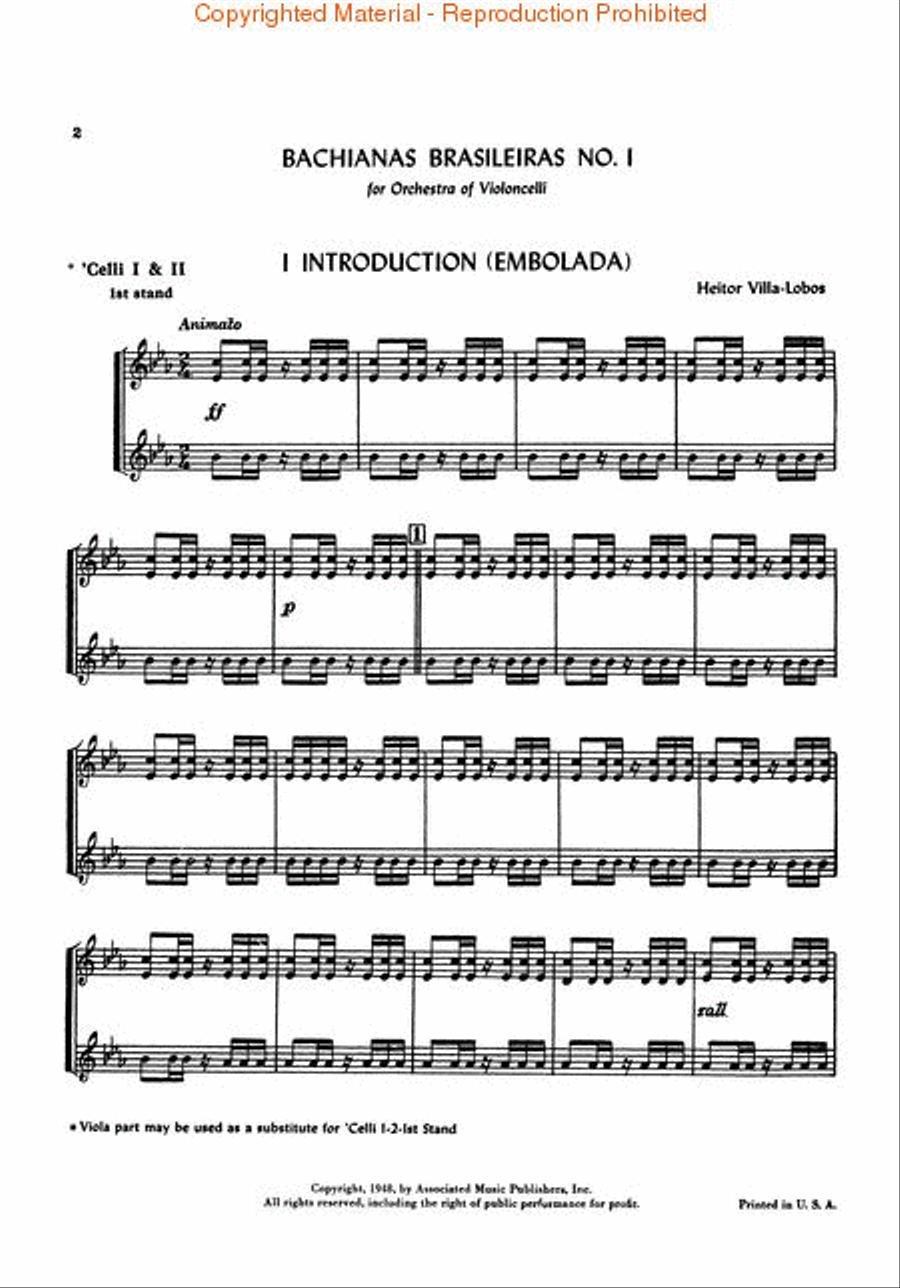 Bachianas Brasileiras No. 1 Orchestra scores gallery preview page 2