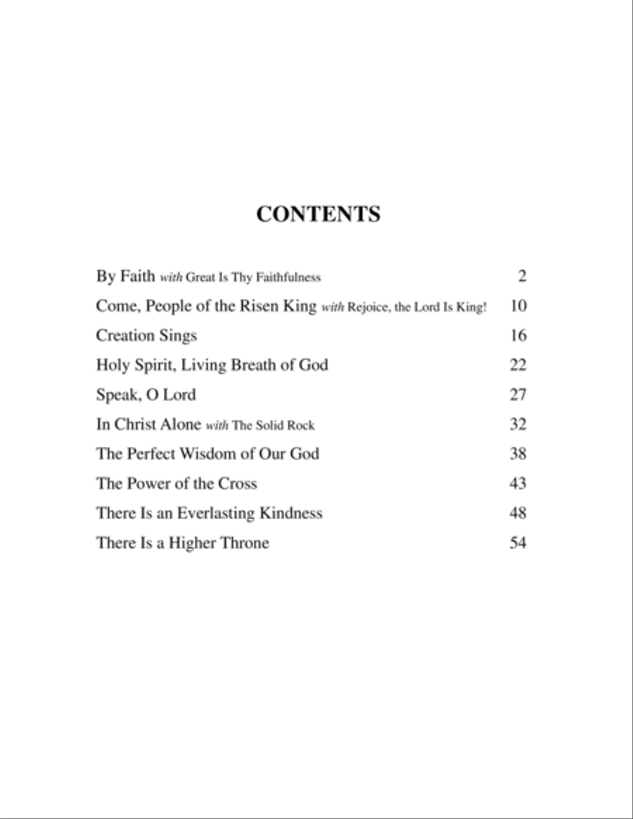 Creation Sings: Vocal Solo Settings of Keith Getty Songs-Digital Download Voice Solo scores gallery preview page 5