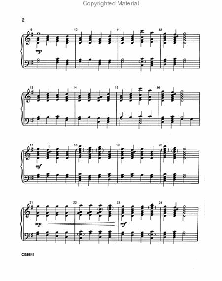 Peaceful Blessing Peaceful Blessing Handbell Choir scores gallery preview page 2