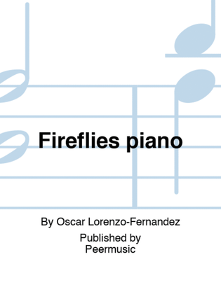 Fireflies piano