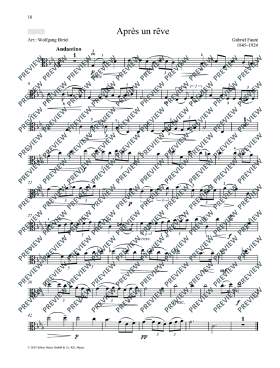 Classical Highlights for Viola Piano Accompaniment scores gallery preview page 19