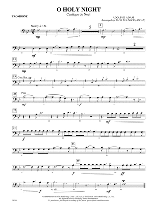 O Holy Night (Cantique de Noel): 1st Trombone