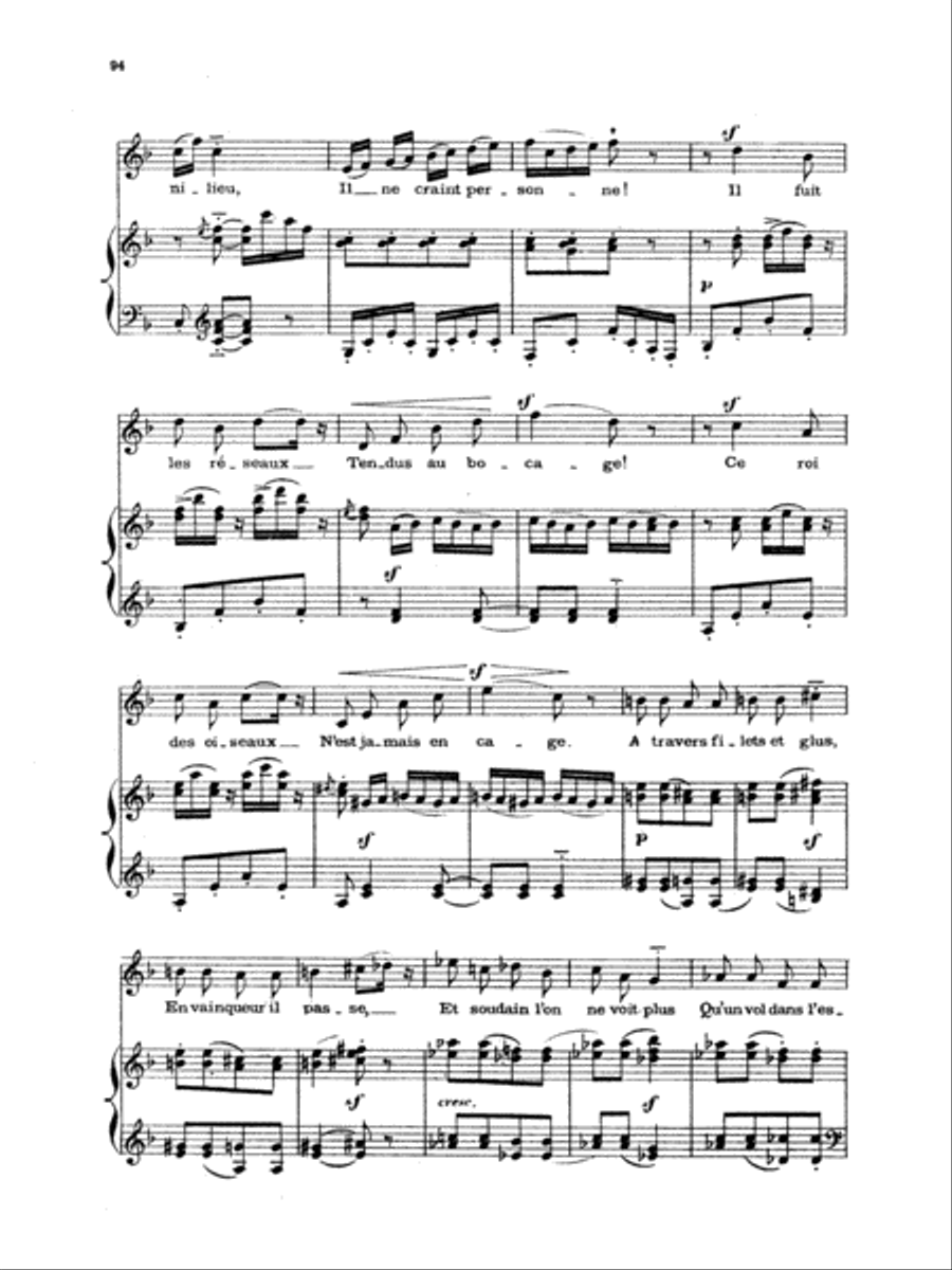 Chabrier: Recueil de Melodies Voice scores gallery preview page 3