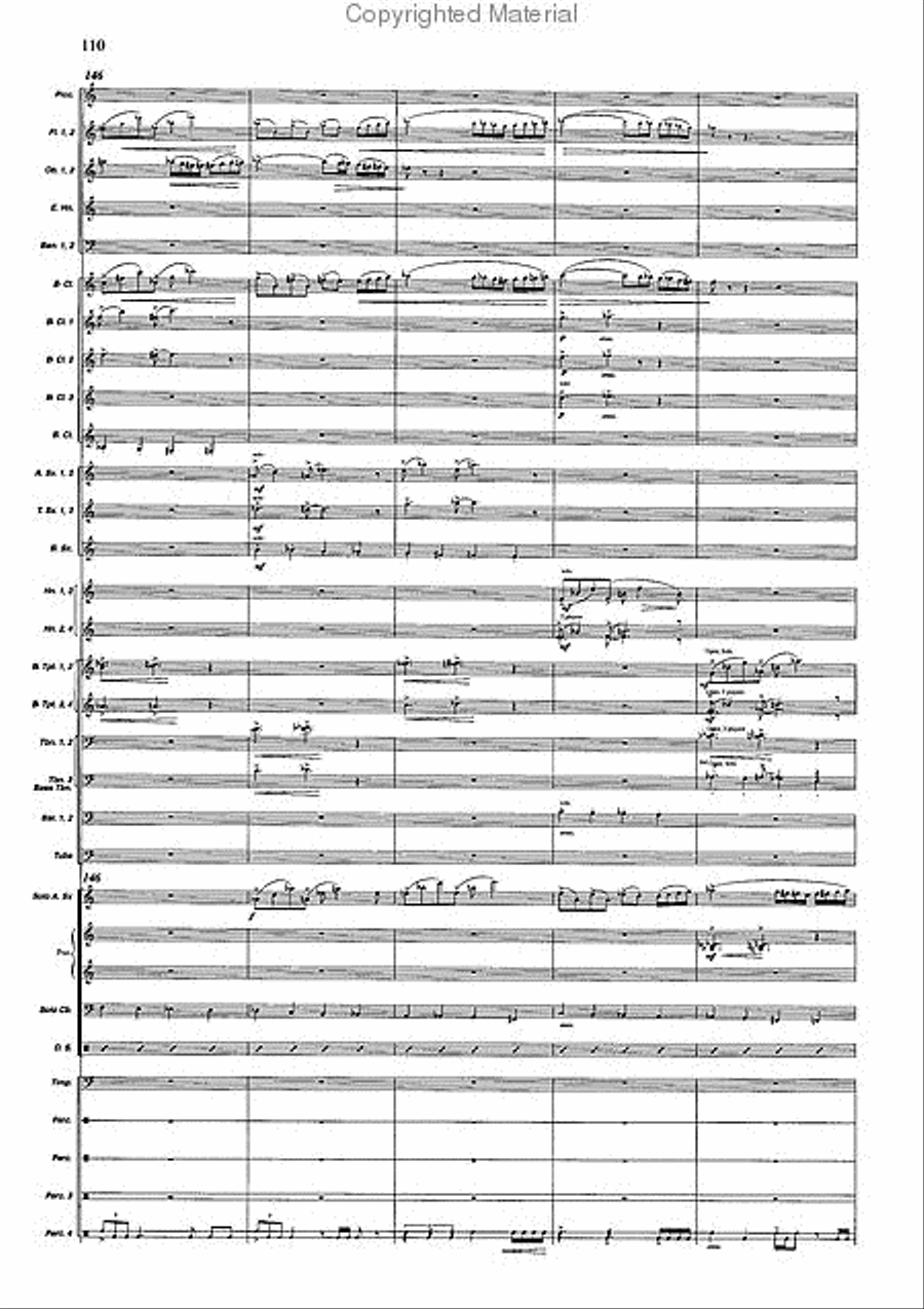 Concertango Concert Band scores gallery preview page 111