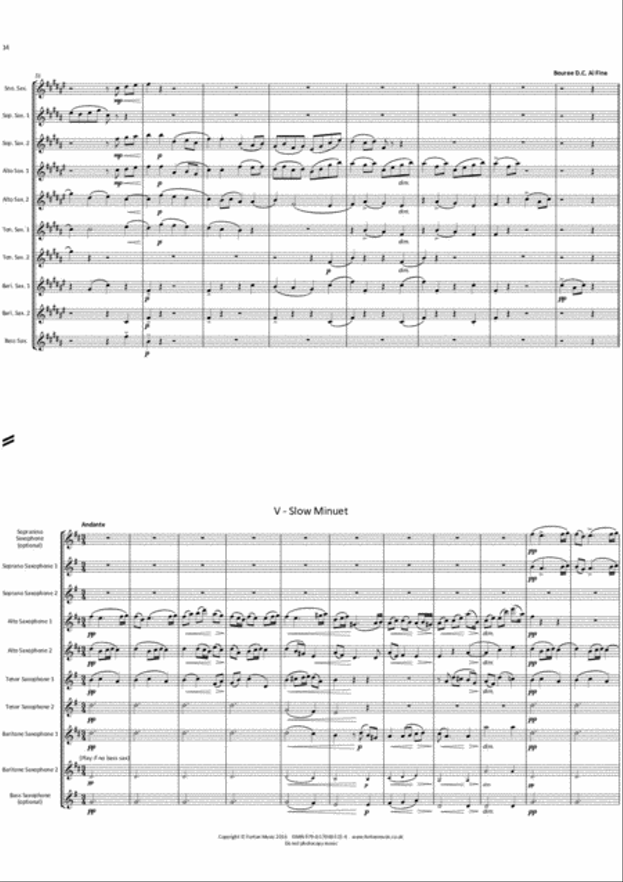 Lady Radnor's Suite Tenor Saxophone scores gallery preview page 6