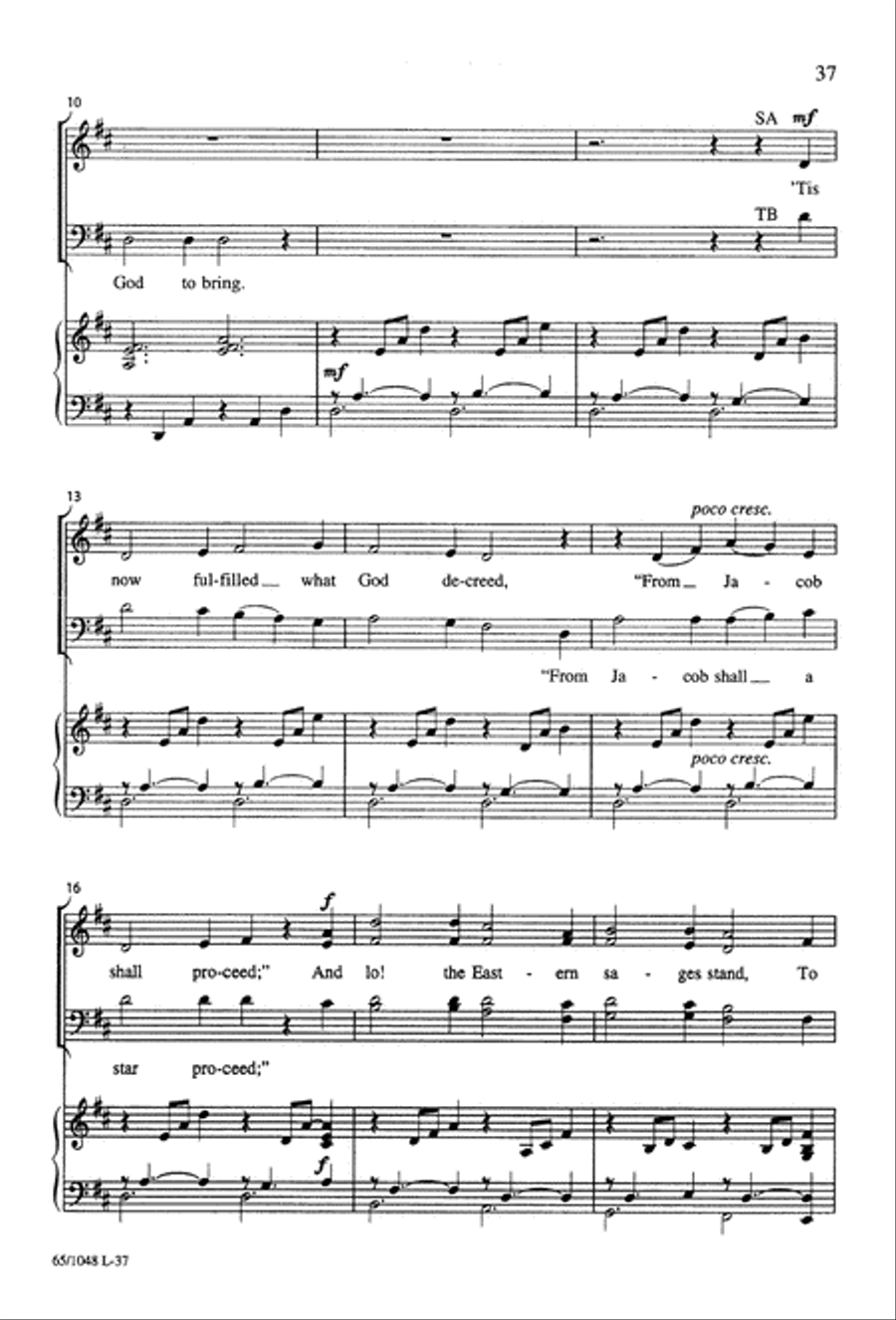 The Light of the World 4-Part scores gallery preview page 39