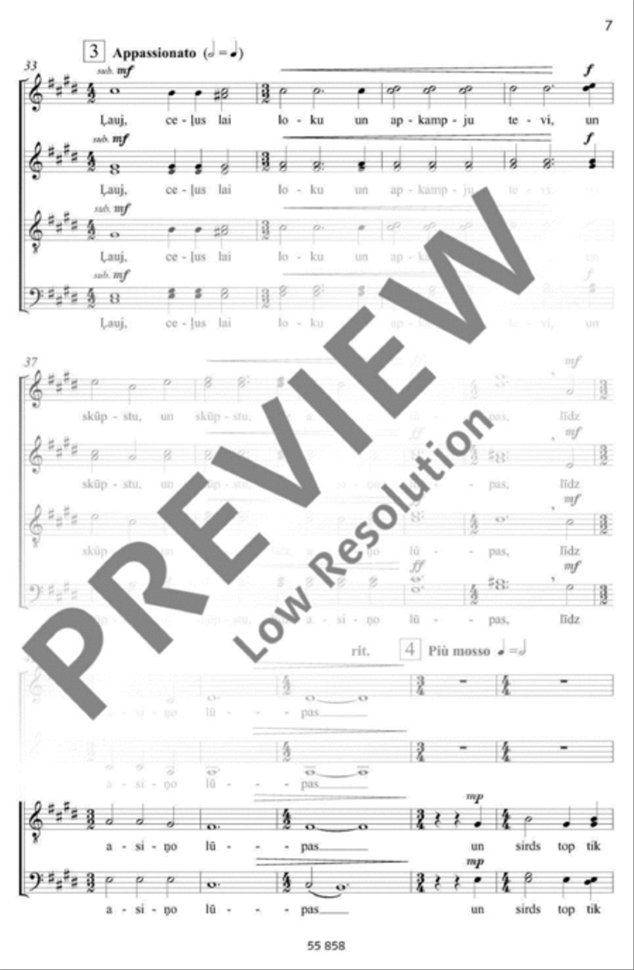 Golgātas krusts Golgātas krusts A Cappella scores gallery preview page 8