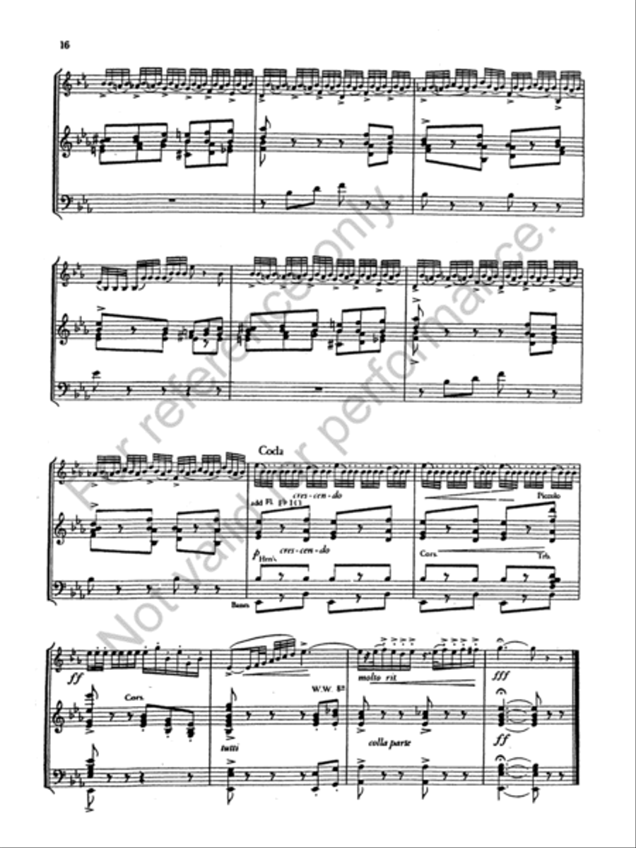 Carnival of Venice Concert Band scores gallery preview page 17