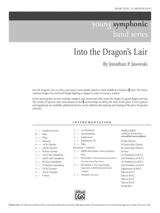 Into the Dragon's Lair: Score