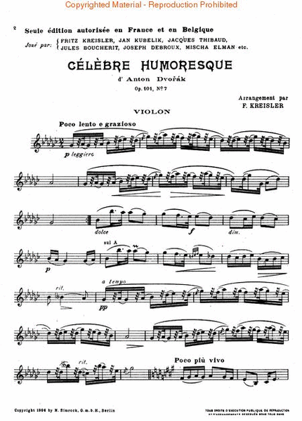 Humoreske, Op. 101, No. 7