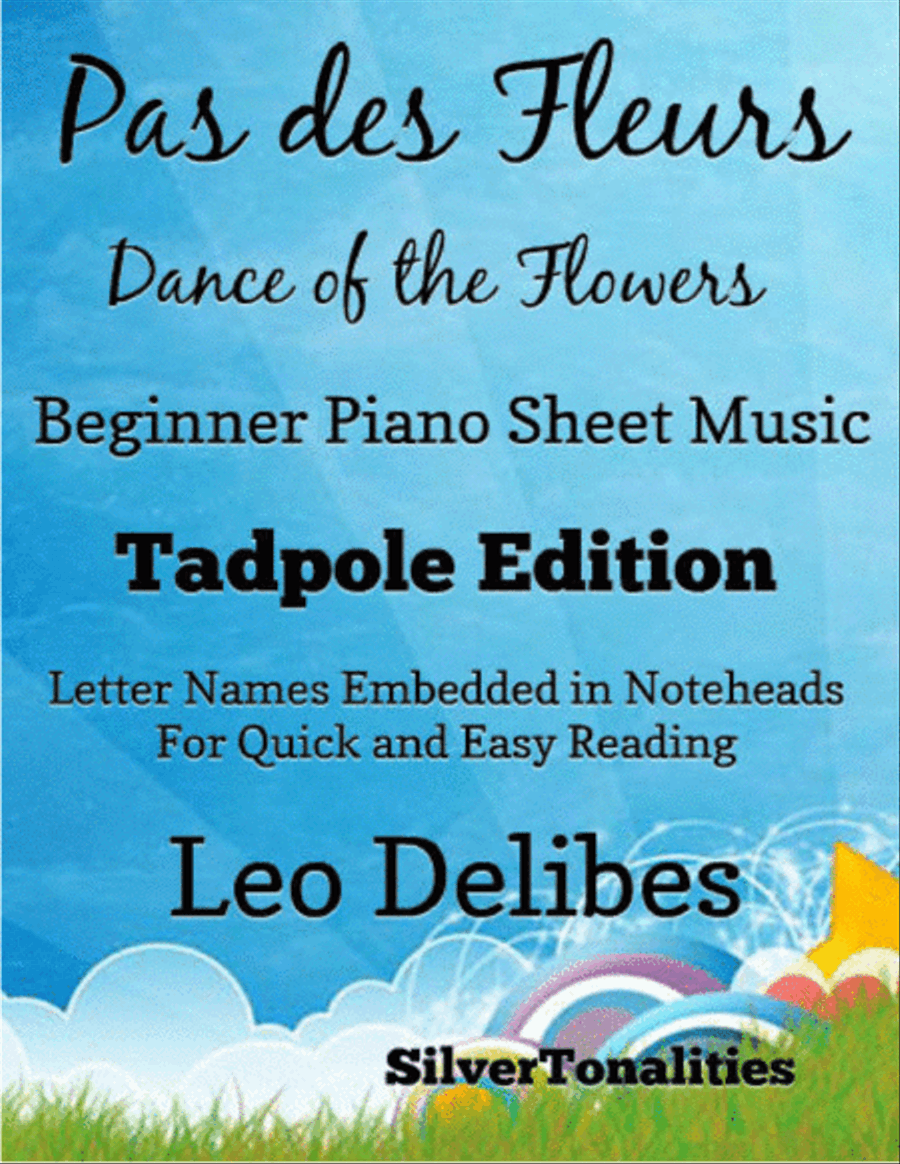 Pas des Fleurs Dance of the Flowers Beginner Piano 2nd Edition Easy Piano scores gallery preview page 1