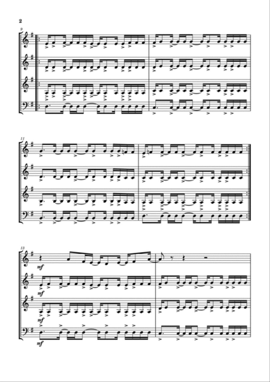 Last Chance To Evacuate Planet Earth Before It Is Recycled Woodwind Quartet scores gallery preview page 3